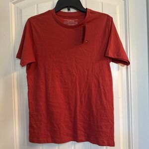 Tommy Hilfiger Youth Boys Short Sleeve T-Shirt Red/Blue, Size Large (16/18) NWT